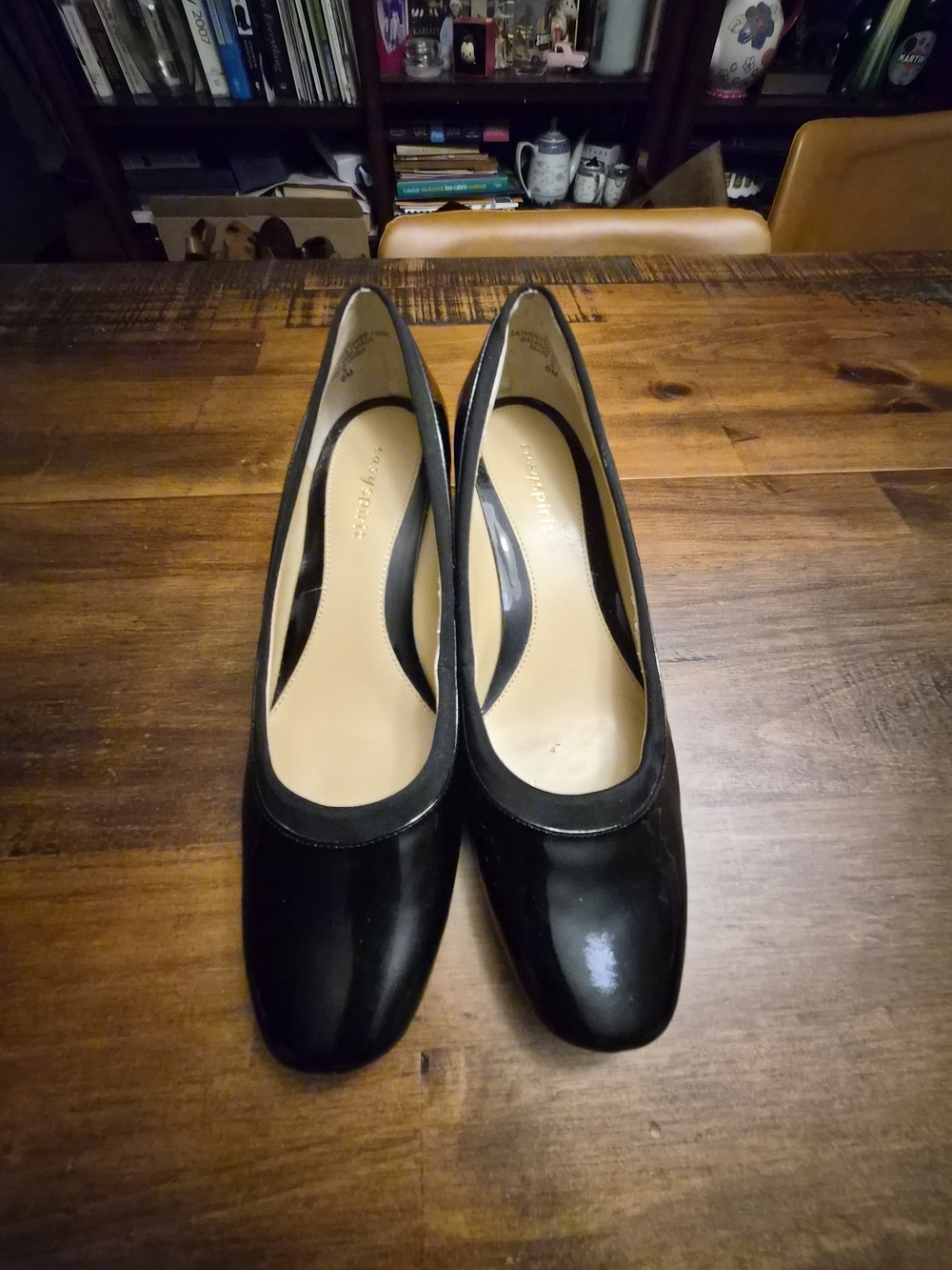 Easy Spirit Black Women's Block Heel Pumps